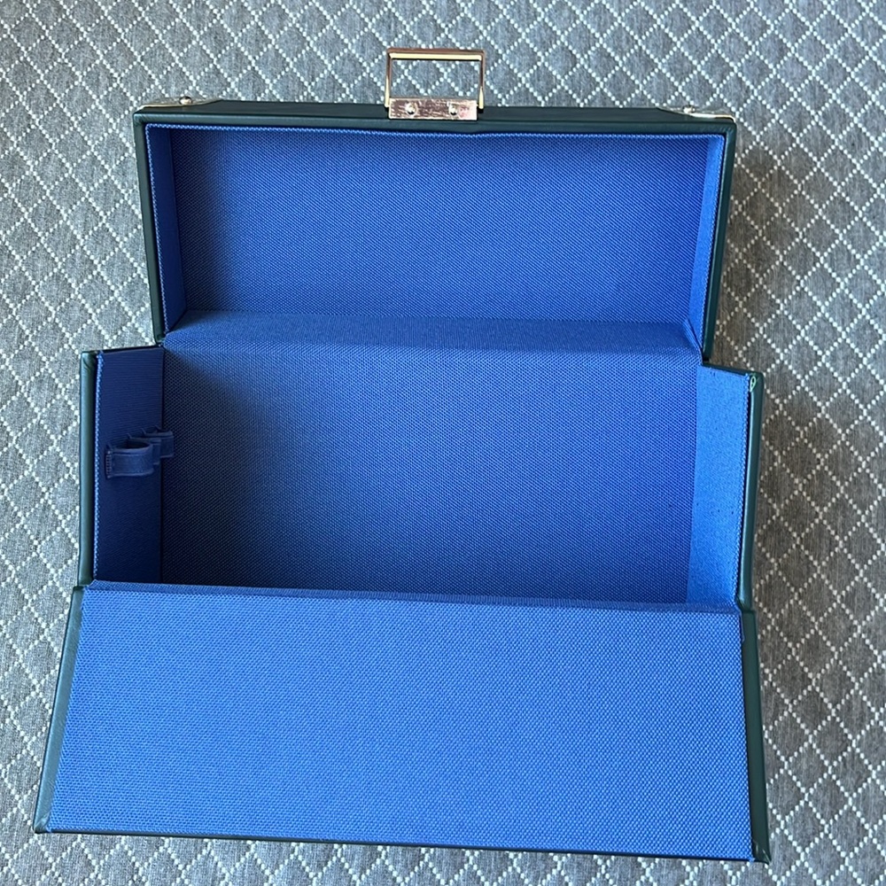 NWT La Mer Limited Edition Vanity Case Trunk Jewelry Box -- Emerald - Picture 5 of 12